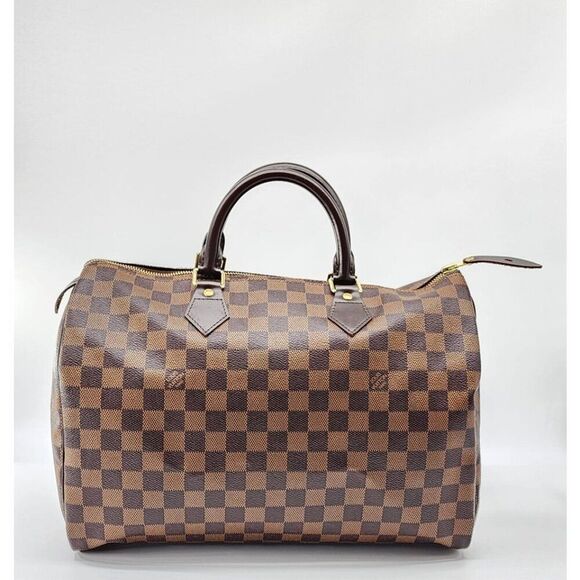 Louis Vuitton Speedy 35 Tote in Damier Ebene Canvas | Mint Condition - Picture 2 of 9